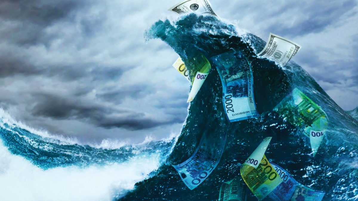 Money on a wave